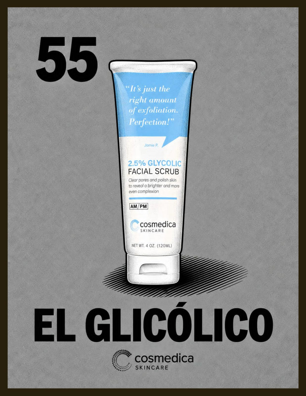 Exfoliante Facial con Ácido Glicólico al 2.5%